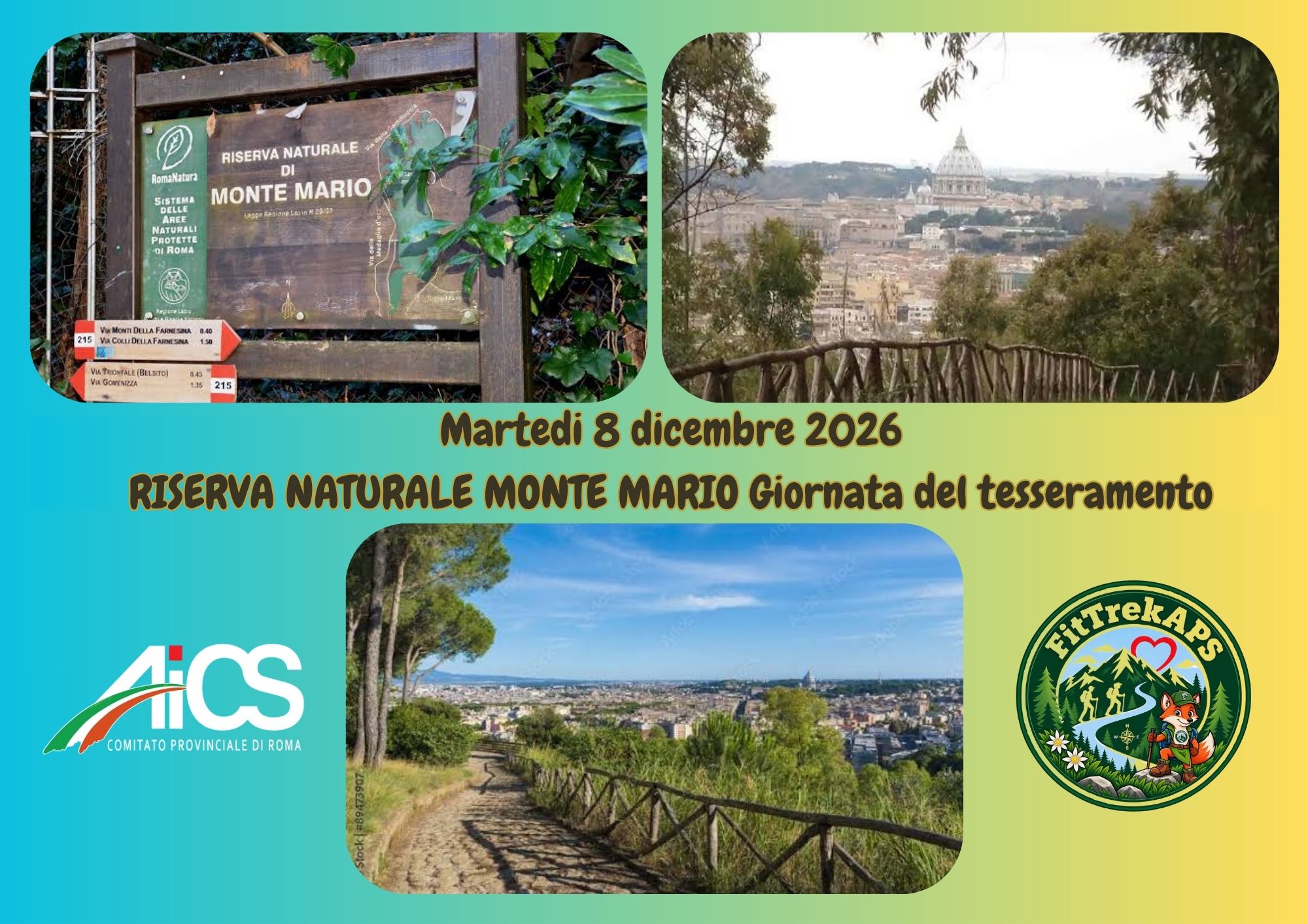 Evento Gratuito – Riserva naturale Monte Mario